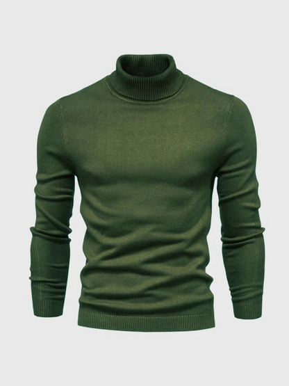 Herren klassischer Rollkragenpullover in elegantem zeitlosen Design