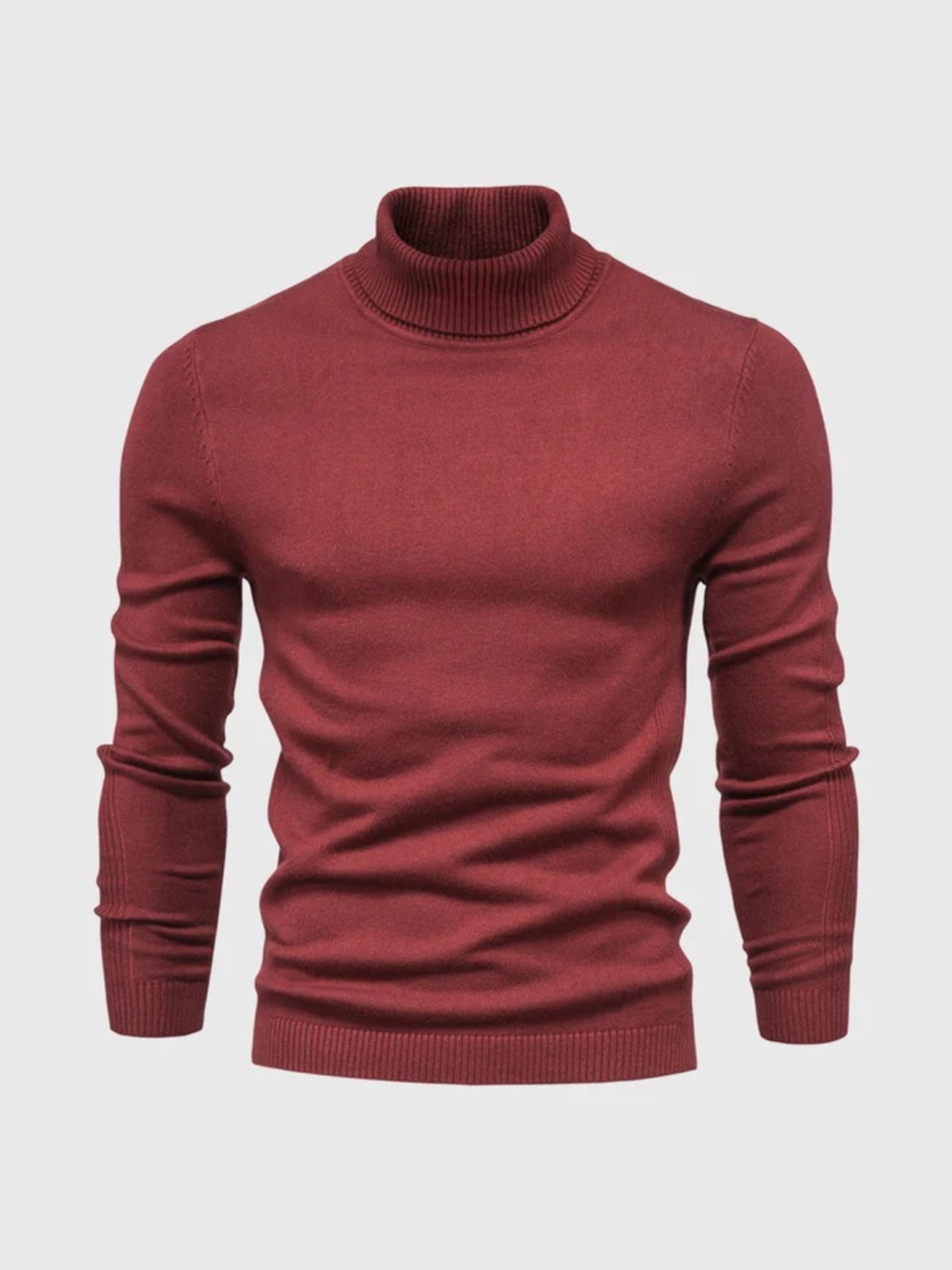 Herren klassischer Rollkragenpullover in elegantem zeitlosen Design