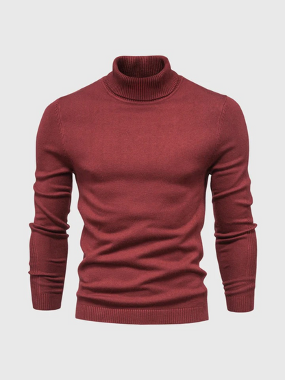 Herren klassischer Rollkragenpullover in elegantem zeitlosen Design