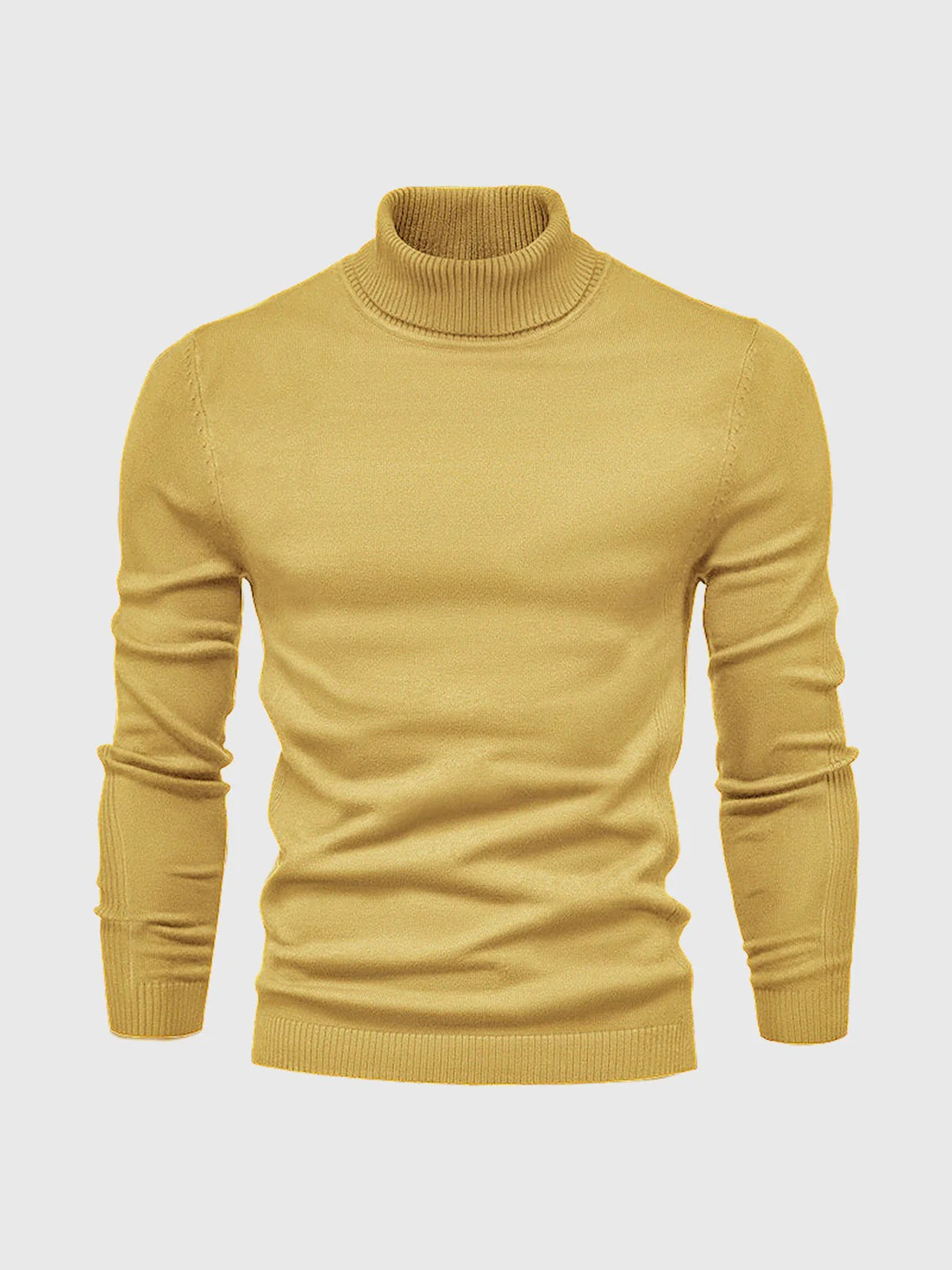 Herren klassischer Rollkragenpullover in elegantem zeitlosen Design