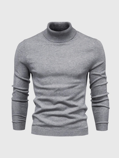 Herren klassischer Rollkragenpullover in elegantem zeitlosen Design