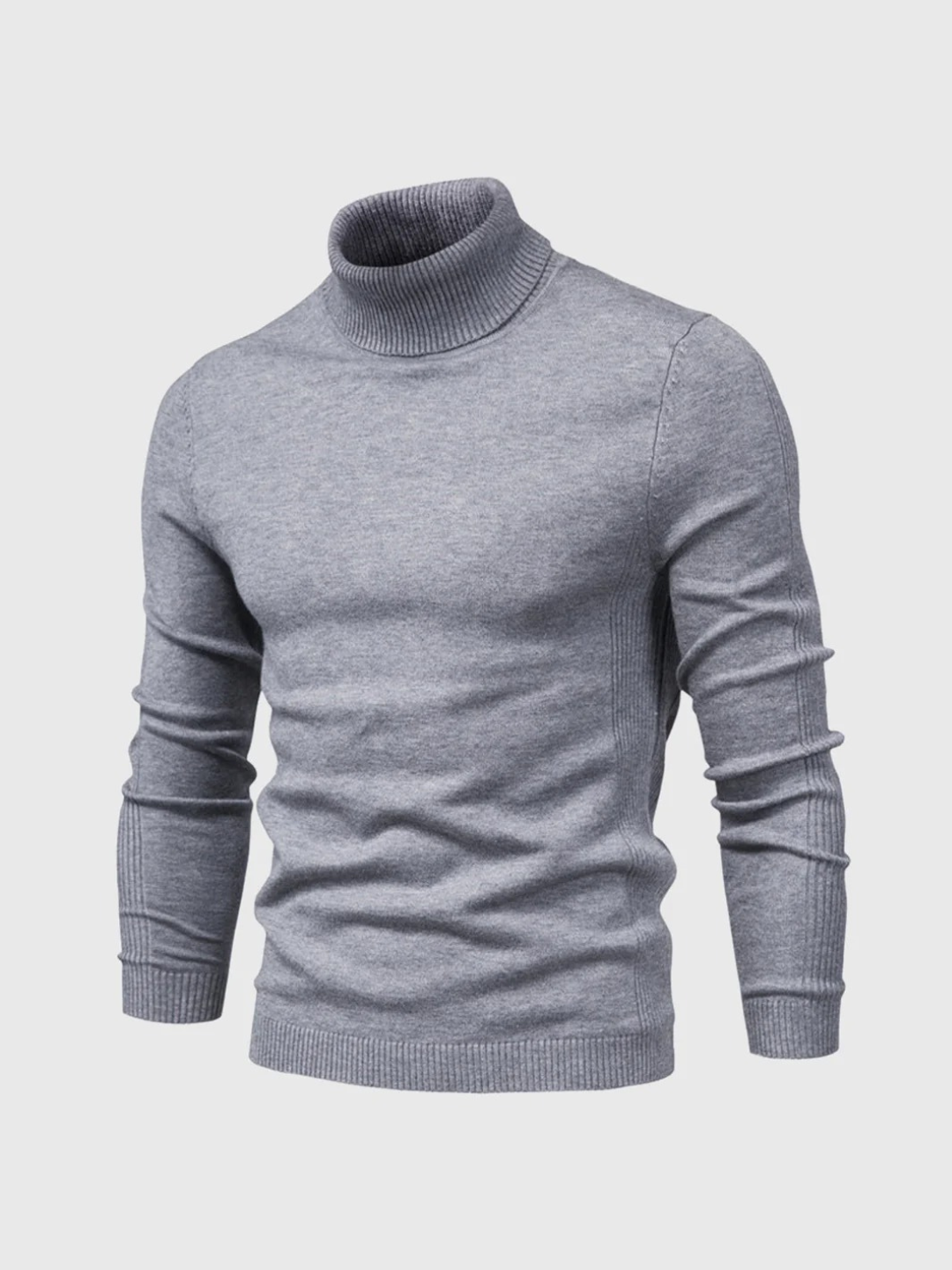 Herren klassischer Rollkragenpullover in elegantem zeitlosen Design