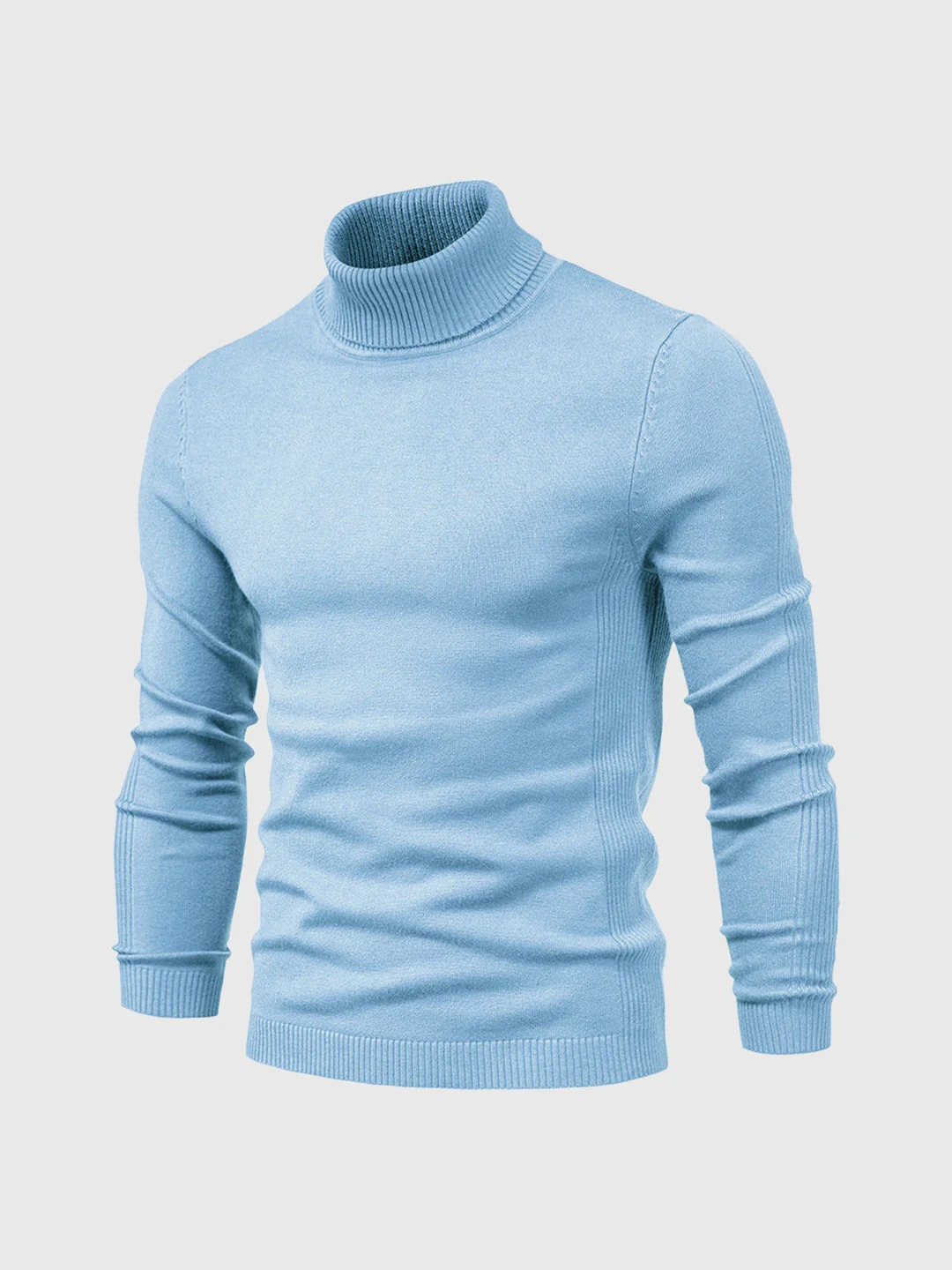 Herren klassischer Rollkragenpullover in elegantem zeitlosen Design