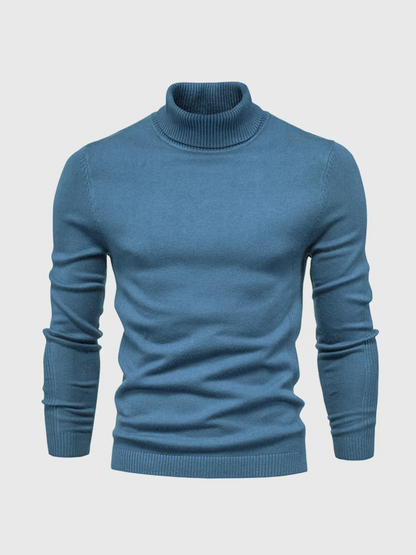 Herren klassischer Rollkragenpullover in elegantem zeitlosen Design