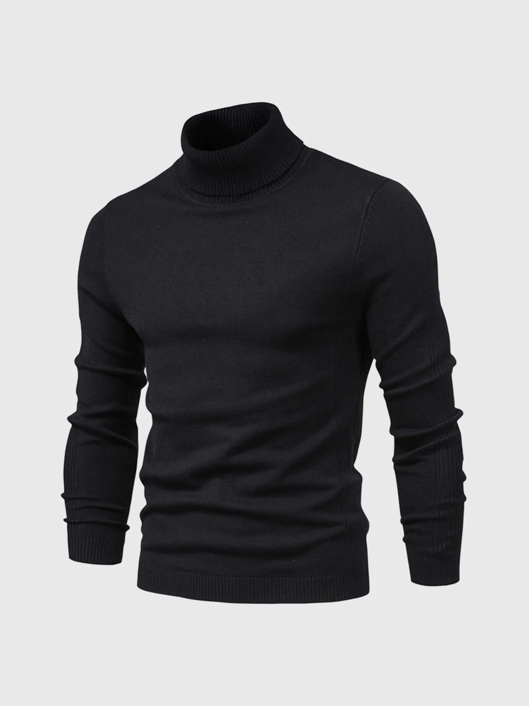 Herren klassischer Rollkragenpullover in elegantem zeitlosen Design