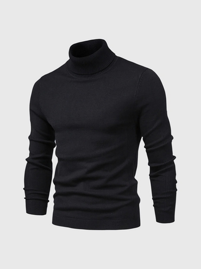 Herren klassischer Rollkragenpullover in elegantem zeitlosen Design
