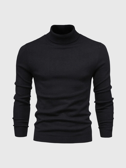 Herren klassischer Rollkragenpullover in elegantem zeitlosen Design