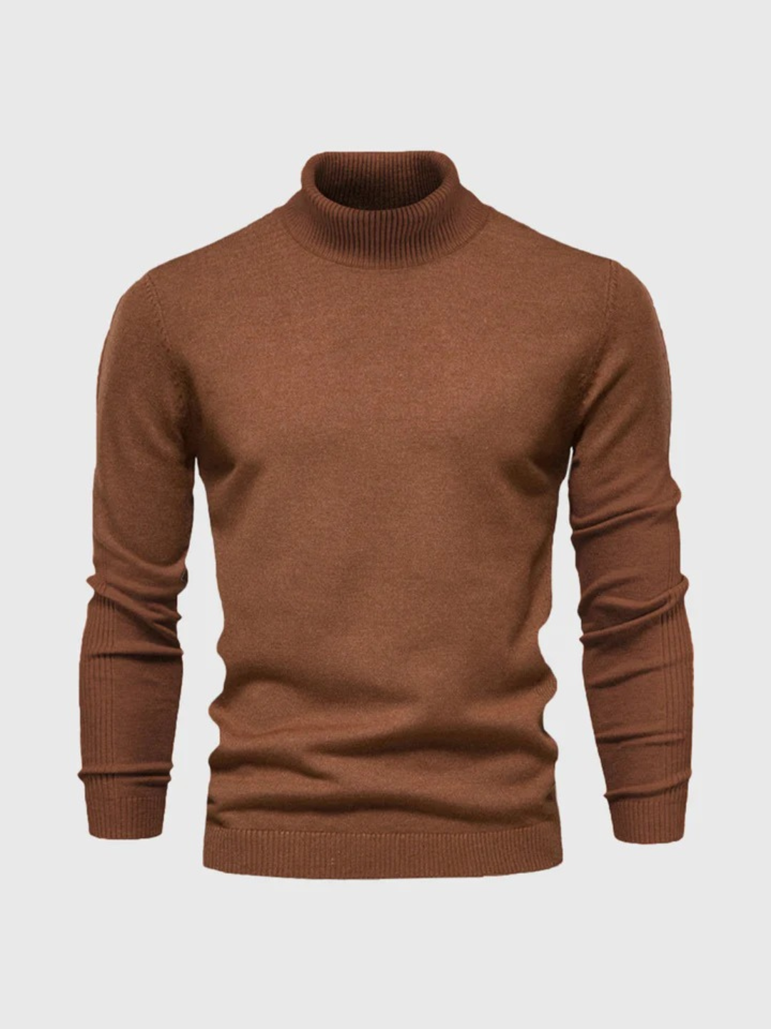 Herren klassischer Rollkragenpullover in elegantem zeitlosen Design
