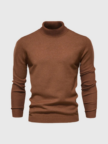 Herren klassischer Rollkragenpullover in elegantem zeitlosen Design