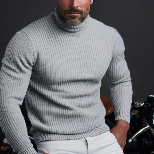 Herren klassischer Slim-Fit-Pullover in elegantem zeitlosem Design