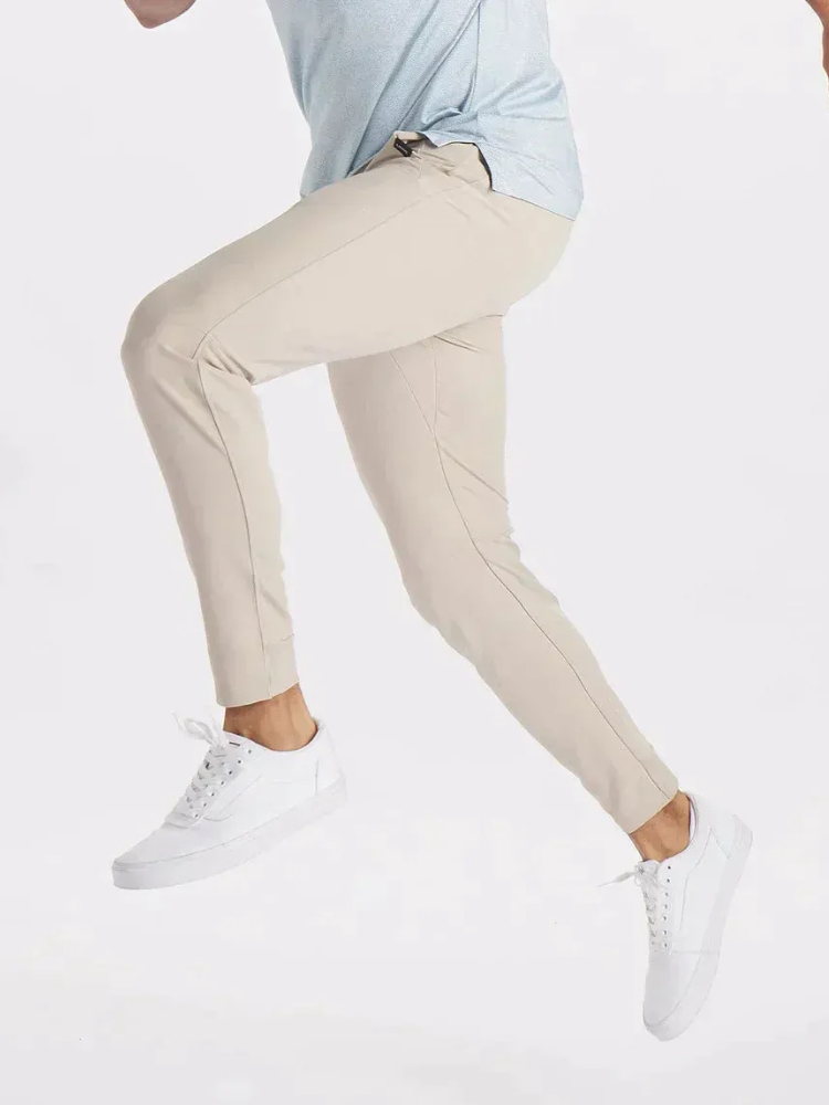 Herren lässige elegante Hose in zeitlosem Design für Alltag und Büro.