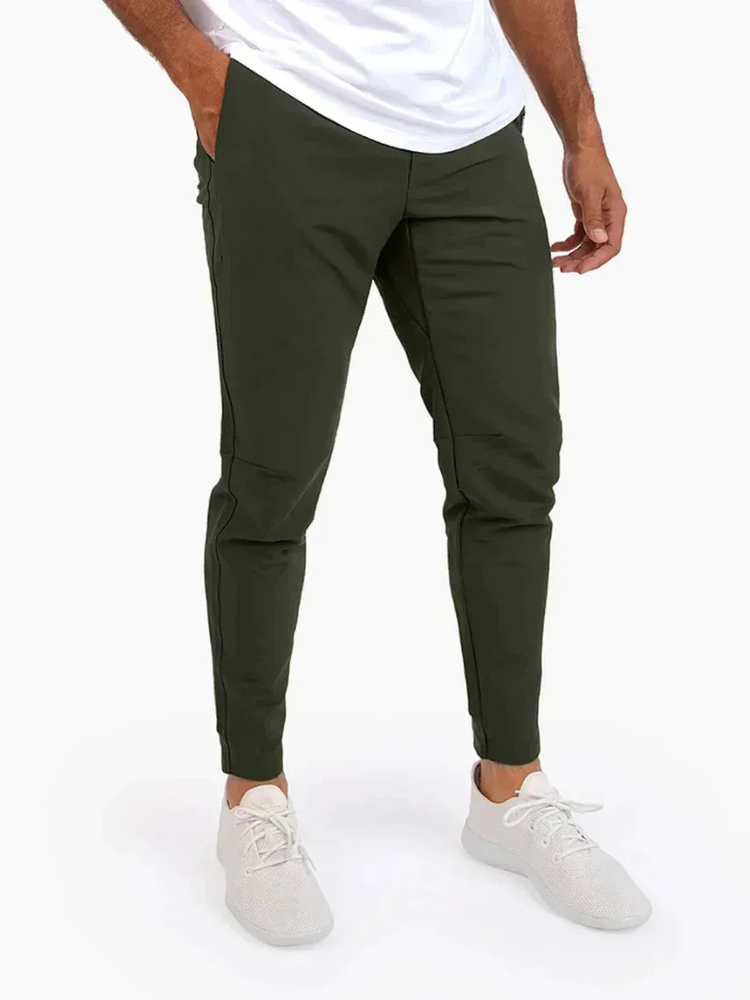 Herren lässige elegante Hose in zeitlosem Design für Alltag und Büro.