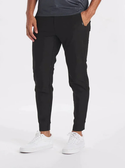 Herren lässige elegante Hose in zeitlosem Design für Alltag und Büro.