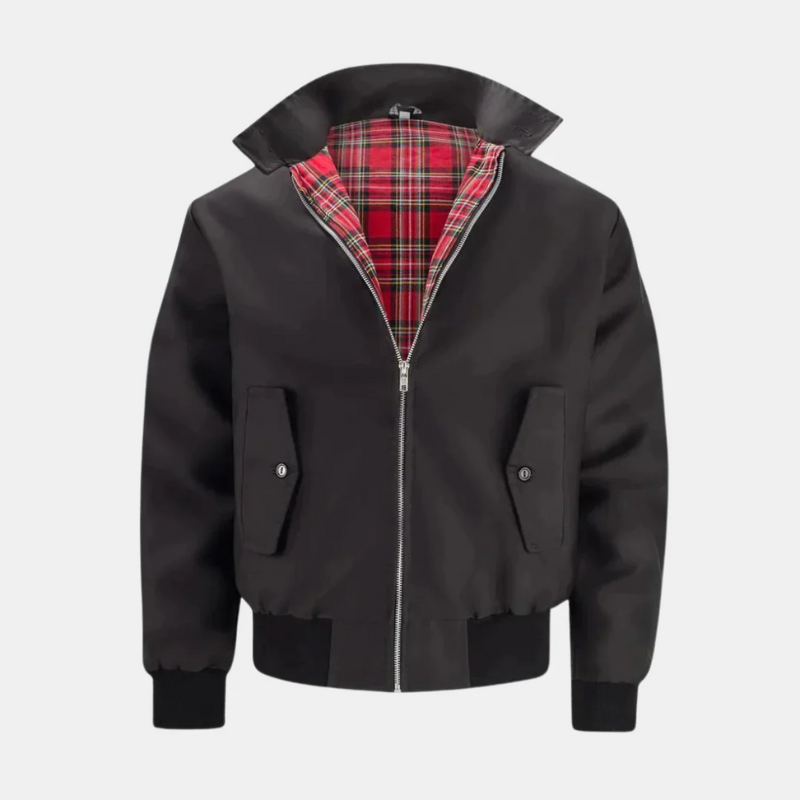 Herren lässige Harrington-Jacke in zeitlosem Design
