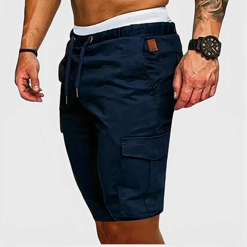 Herren lässige Sommer-Cargo-Shorts mit funktionellen Taschen für warme Tage