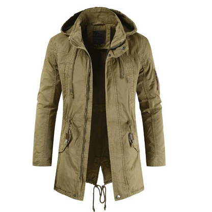 Herren winddichte Kapuzenjacke, lässig und funktional für Outdoor-Aktivitäten