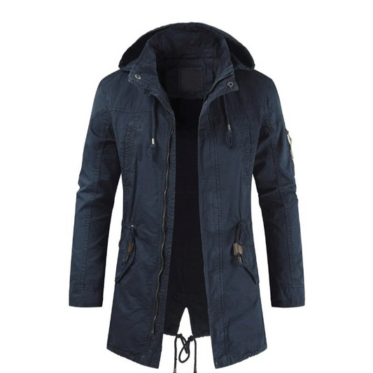 Herren winddichte Kapuzenjacke, lässig und funktional für Outdoor-Aktivitäten