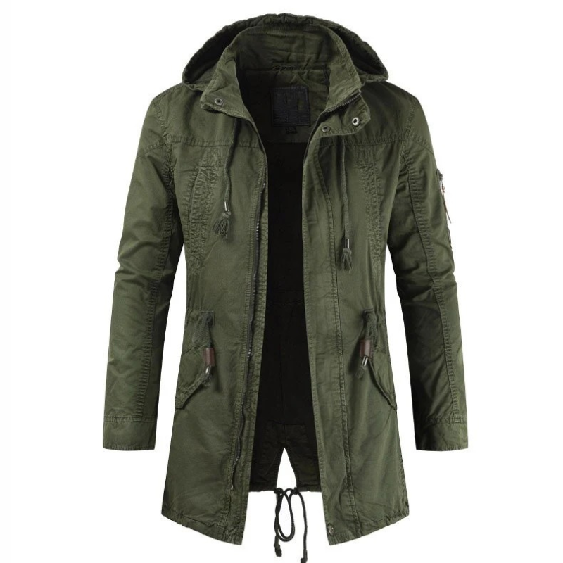 Herren winddichte Kapuzenjacke, lässig und funktional für Outdoor-Aktivitäten