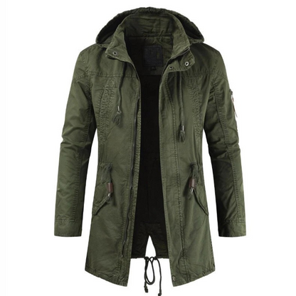 Herren winddichte Kapuzenjacke, lässig und funktional für Outdoor-Aktivitäten