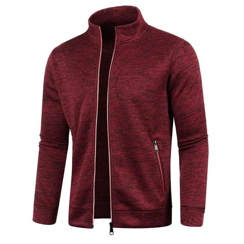 Herren lässige Zip-Up Jacke im sportlichen Alltagsstil