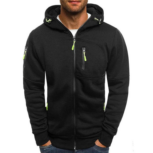 Herren lässiger Kapuzenpullover in modernem Design, ideal für Freizeit und Sport