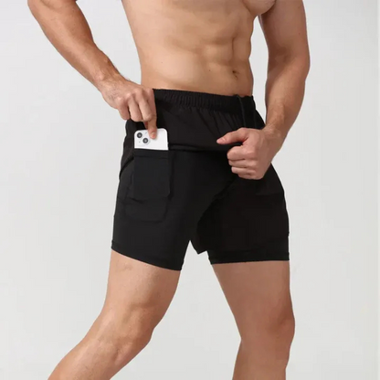  Herren-Laufshorts mit praktischer Handytasche für Sport und Freizeit