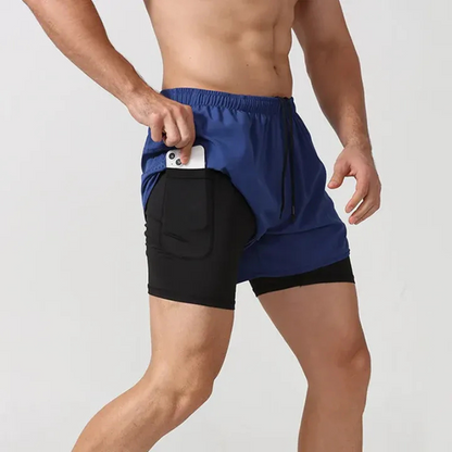  Herren-Laufshorts mit praktischer Handytasche für Sport und Freizeit