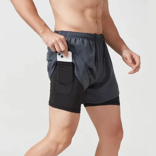 Herren-Laufshorts mit praktischer Handytasche für Sport und Freizeit