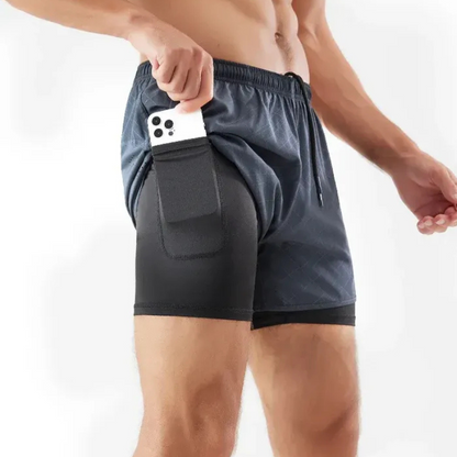  Herren-Laufshorts mit praktischer Handytasche für Sport und Freizeit