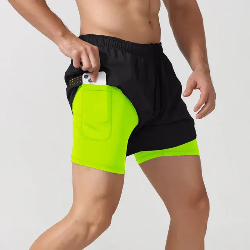  Herren-Laufshorts mit praktischer Handytasche für Sport und Freizeit