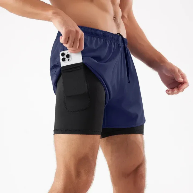  Herren-Laufshorts mit praktischer Handytasche für Sport und Freizeit