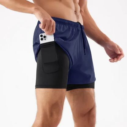  Herren-Laufshorts mit praktischer Handytasche für Sport und Freizeit