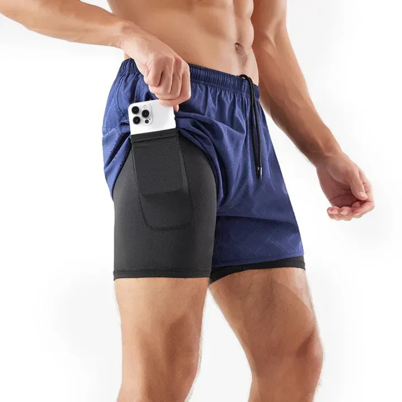  Herren-Laufshorts mit praktischer Handytasche für Sport und Freizeit