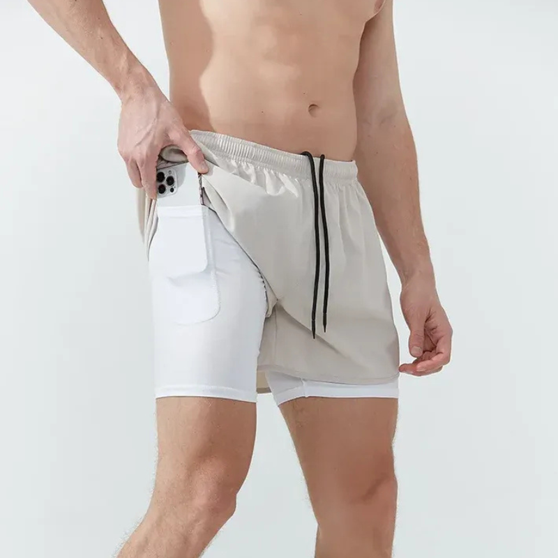  Herren-Laufshorts mit praktischer Handytasche für Sport und Freizeit