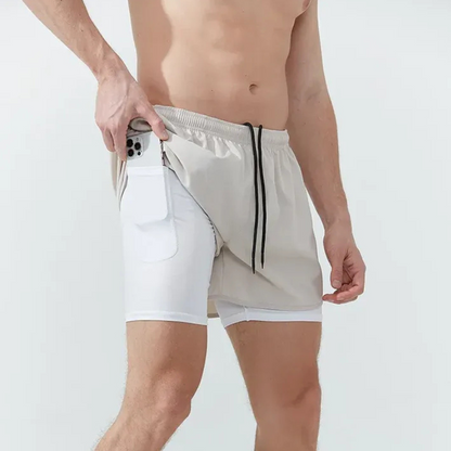  Herren-Laufshorts mit praktischer Handytasche für Sport und Freizeit