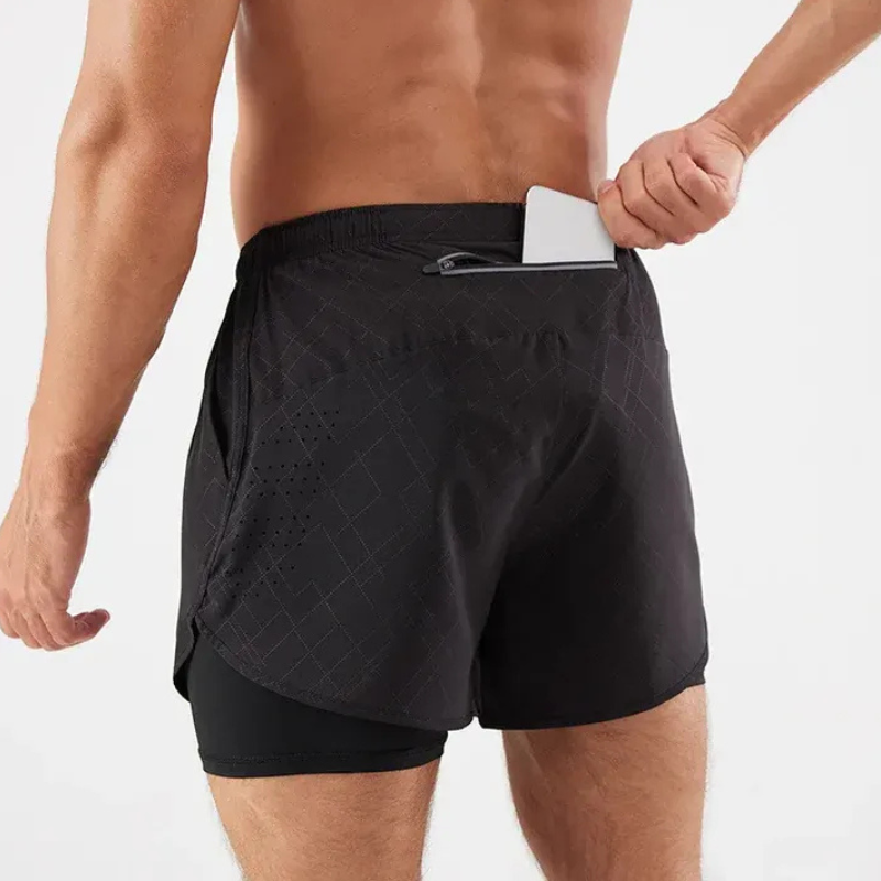  Herren-Laufshorts mit praktischer Handytasche für Sport und Freizeit