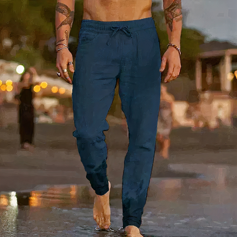  Herren leichte Strandhosen – bequeme Sommerhose für Strand und Freizeit