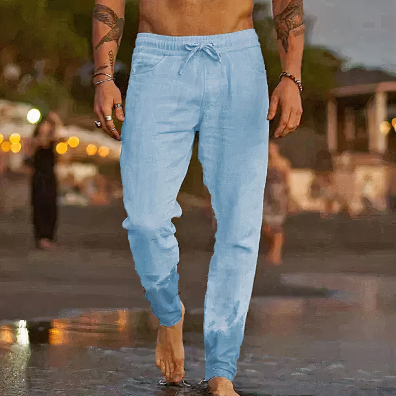  Herren leichte Strandhosen – bequeme Sommerhose für Strand und Freizeit