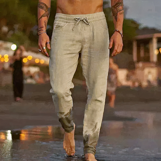  Herren leichte Strandhosen – bequeme Sommerhose für Strand und Freizeit
