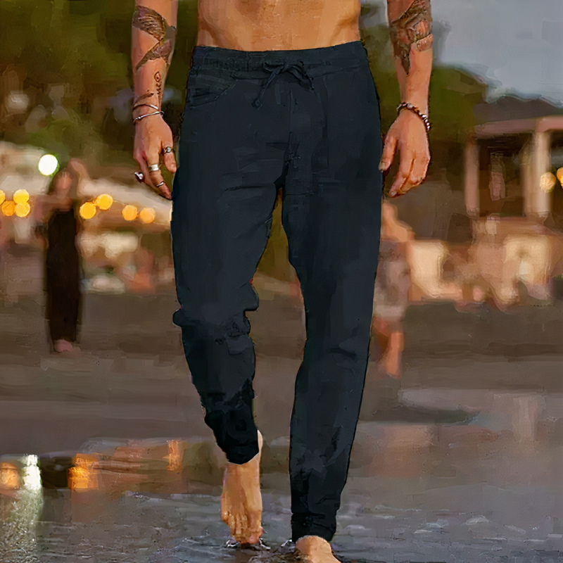 Herren leichte Strandhosen – bequeme Sommerhose für Strand und Freizeit