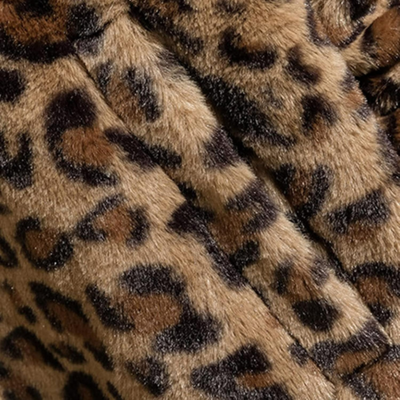 Herren Leoparden-Kapuzenjacke mit auffälligem Muster und praktischer Kapuze