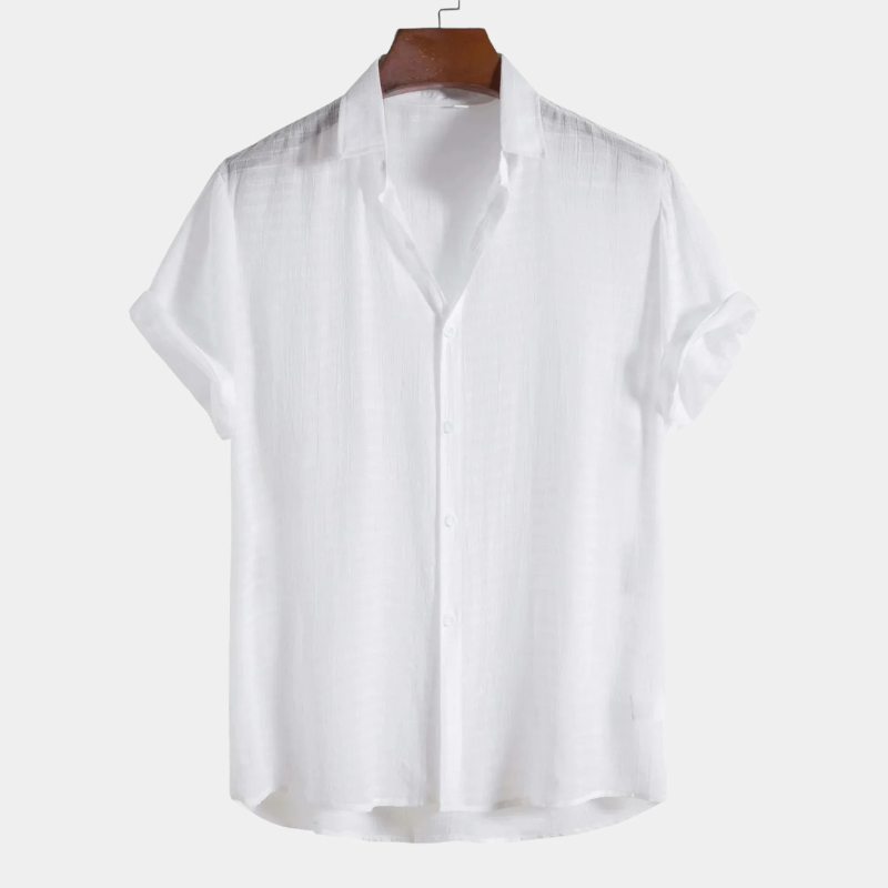 Herren luftiges Sommerhemd in modernem Schnitt für warme Tage und lässige Outfits