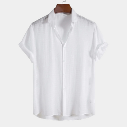 Herren luftiges Sommerhemd in modernem Schnitt für warme Tage und lässige Outfits