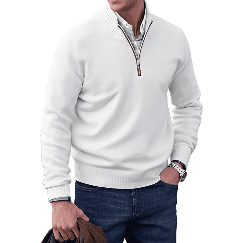 Herren luxuriöser Herbstpullover in elegantem und wärmendem Design