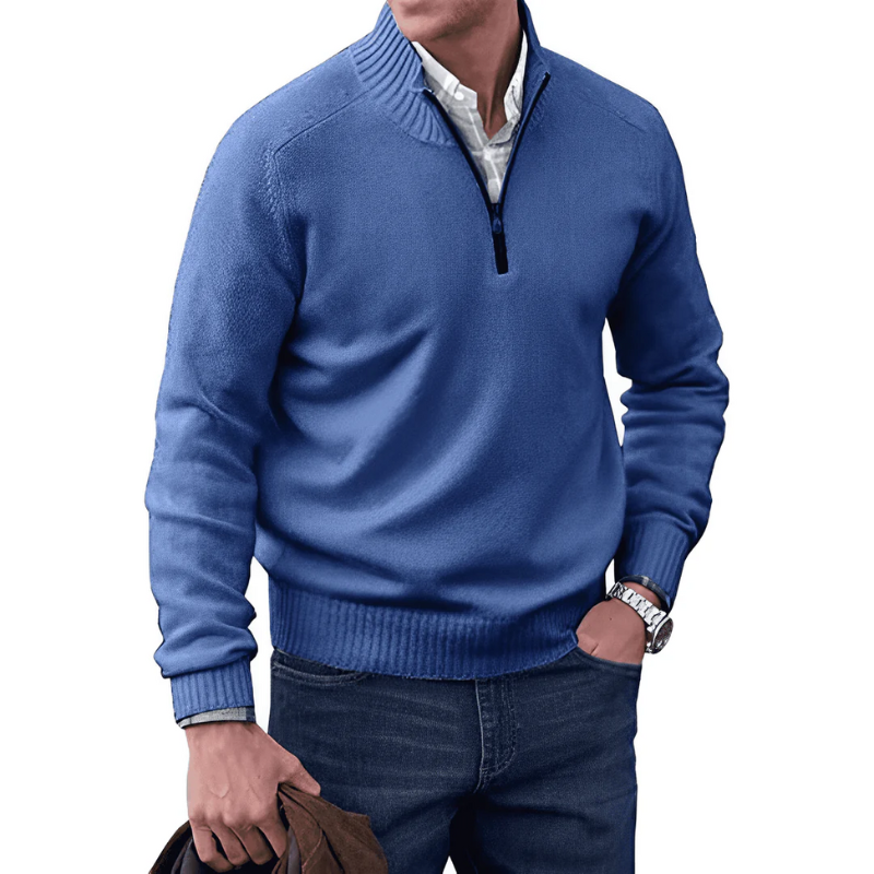 Herren luxuriöser Herbstpullover in elegantem und wärmendem Design