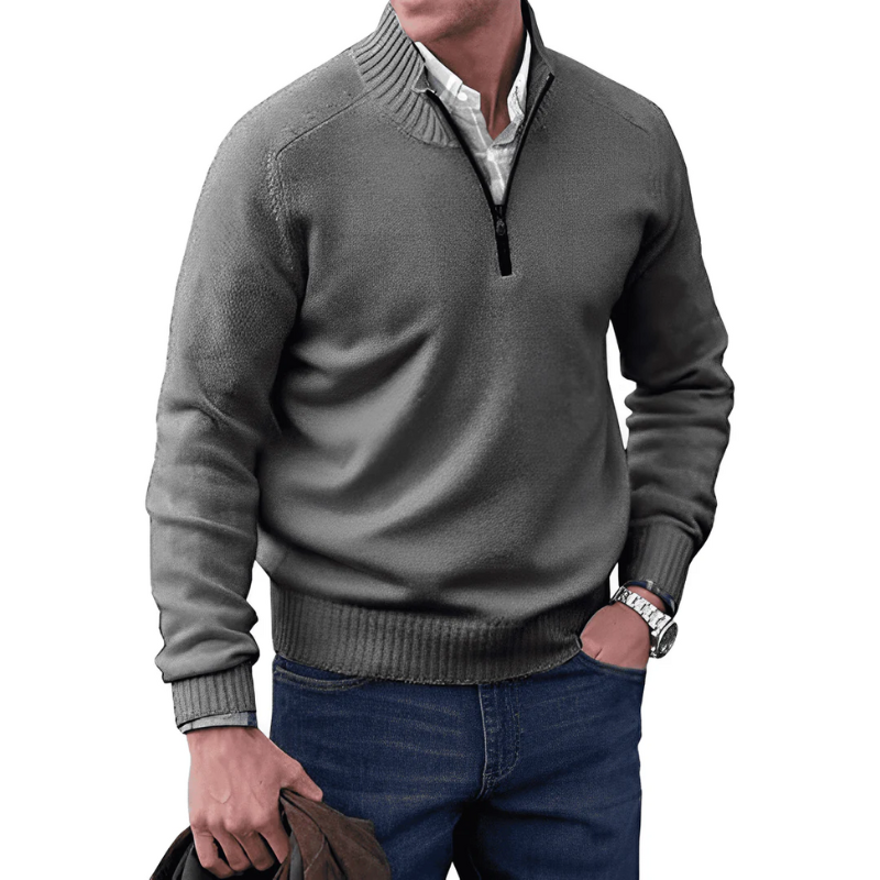 Herren luxuriöser Herbstpullover in elegantem und wärmendem Design