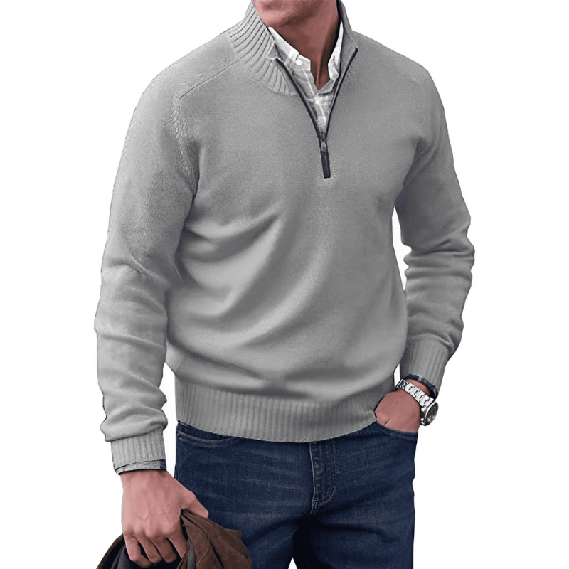 Herren luxuriöser Herbstpullover in elegantem und wärmendem Design