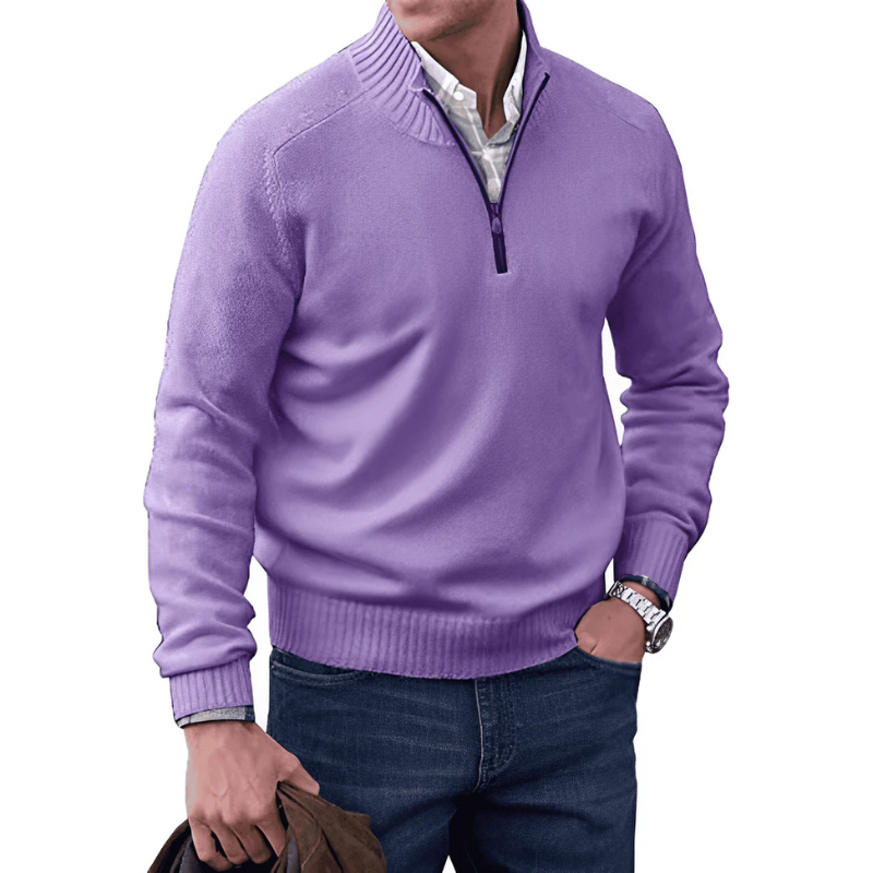 Herren luxuriöser Herbstpullover in elegantem und wärmendem Design
