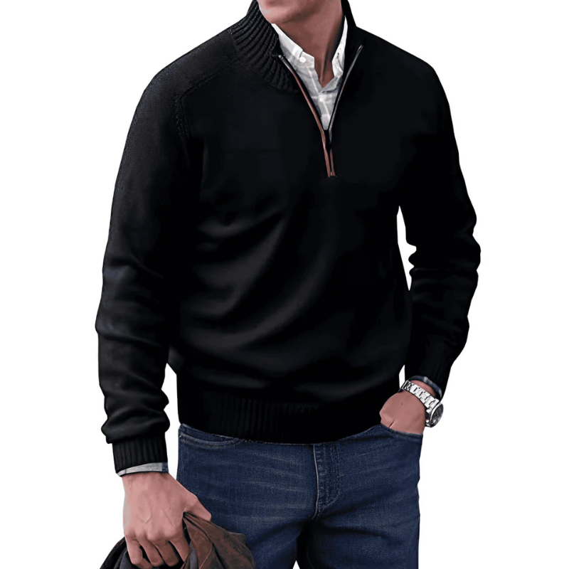 Herren luxuriöser Herbstpullover in elegantem und wärmendem Design