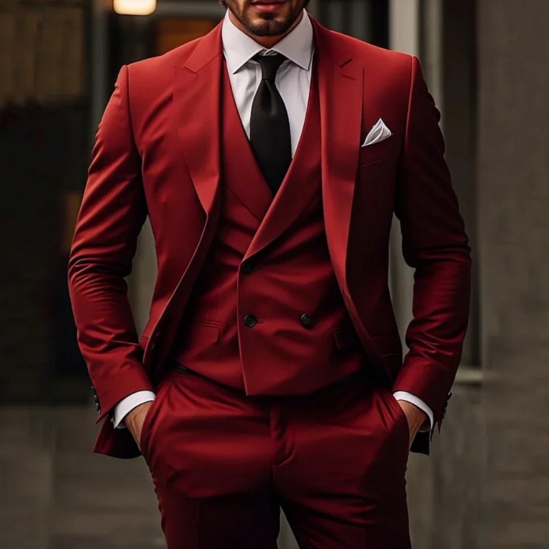 Herren luxuriöser klassischer Anzug für Business und formelle Anlässe